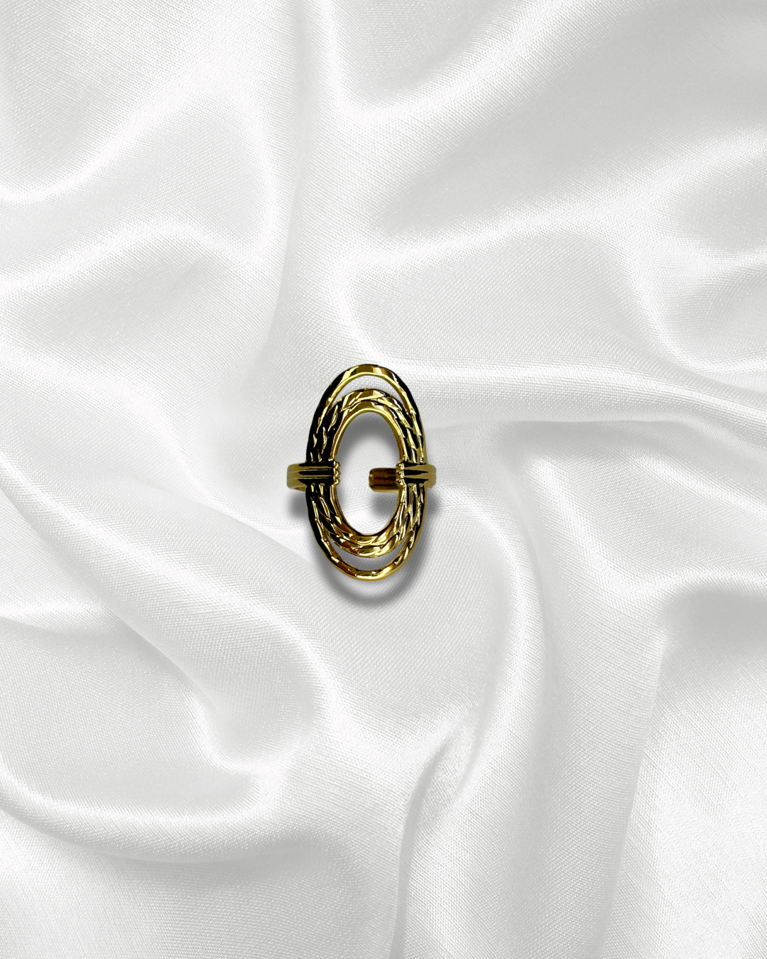 Ysia | Bague ronde dorée