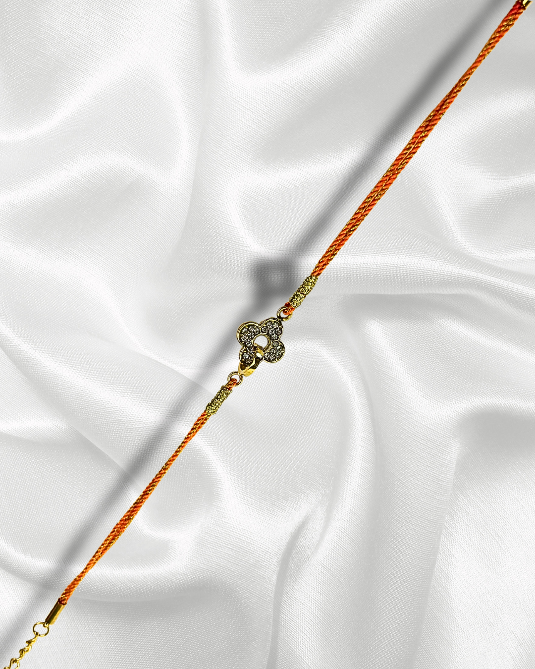 Bahia | Bracelet cordon et pendentif trèfle