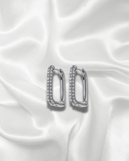 Mélissa | Boucles d'oreilles rectangulaires