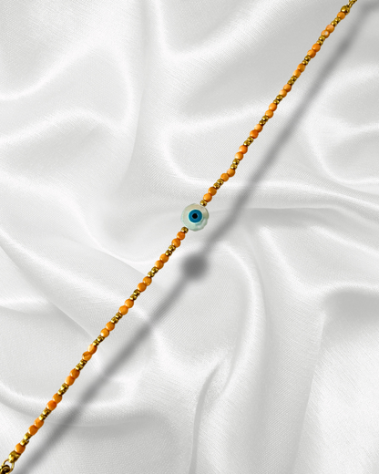 Nazar | Bracelet doré et œil