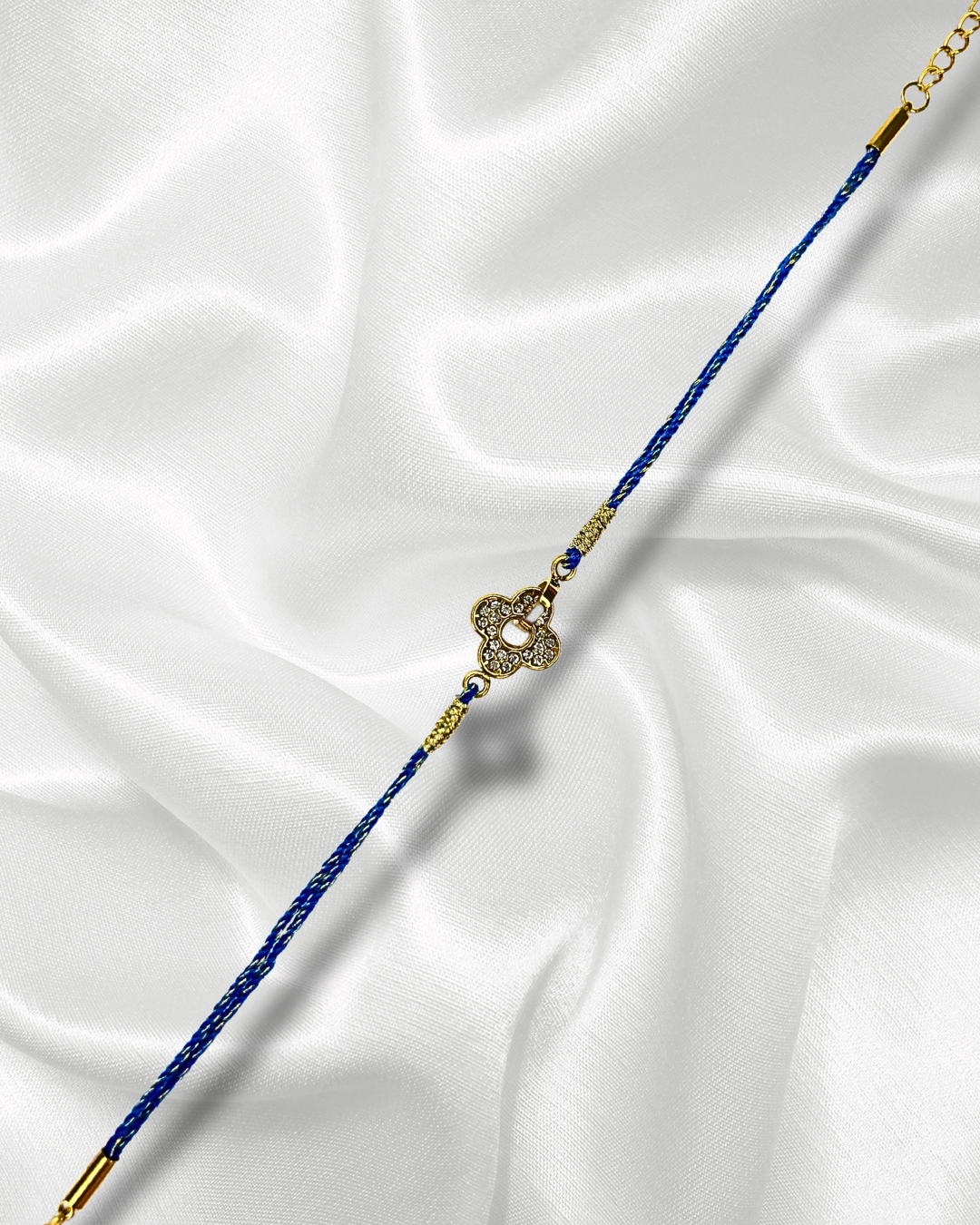 Bahia | Bracelet cordon et pendentif trèfle