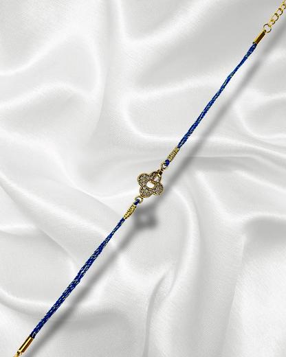 Bahia | Bracelet cordon et pendentif trèfle