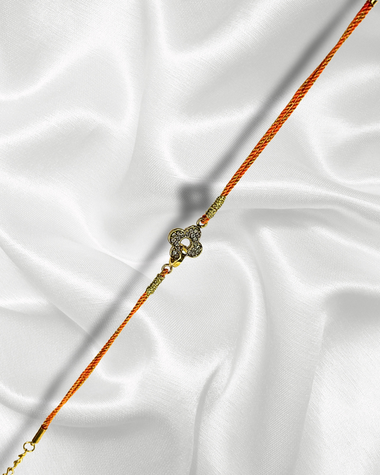 Bahia | Bracelet cordon et pendentif trèfle