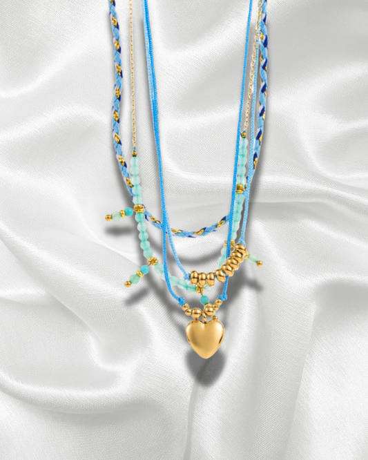 Amalya | Collier multirangs et charms