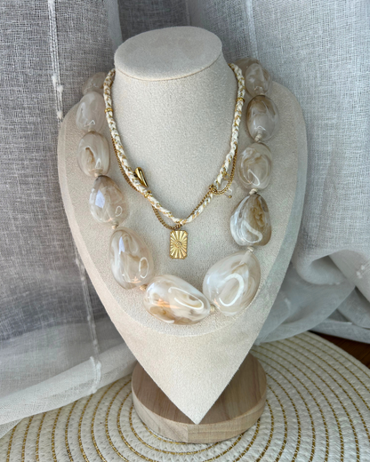 Ibiza | Collier effet galets
