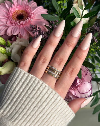 Enora | Bague dorée multi-rangs