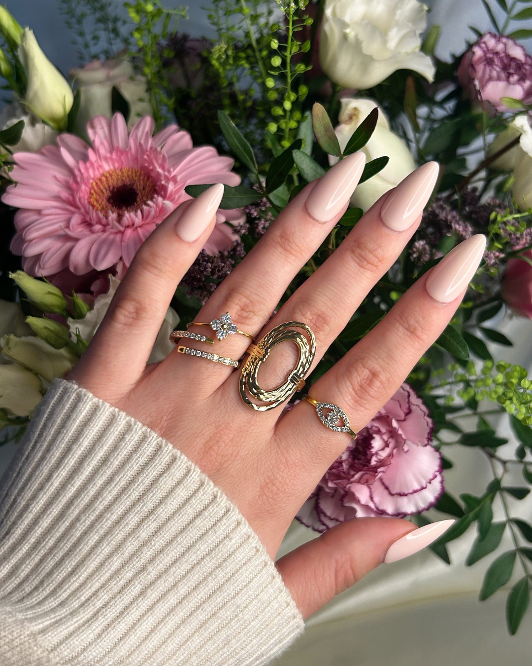 Ysia | Bague ronde dorée