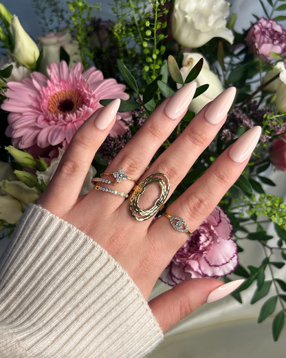 Ysia | Bague ronde dorée